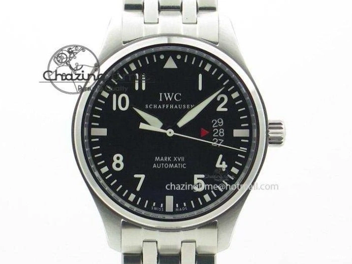 MIROTIME 0213 Soft Pilot Chrono 3777 43mm ZF 1:1 Best Edition Black Dial On Black Leather Strap A 7360